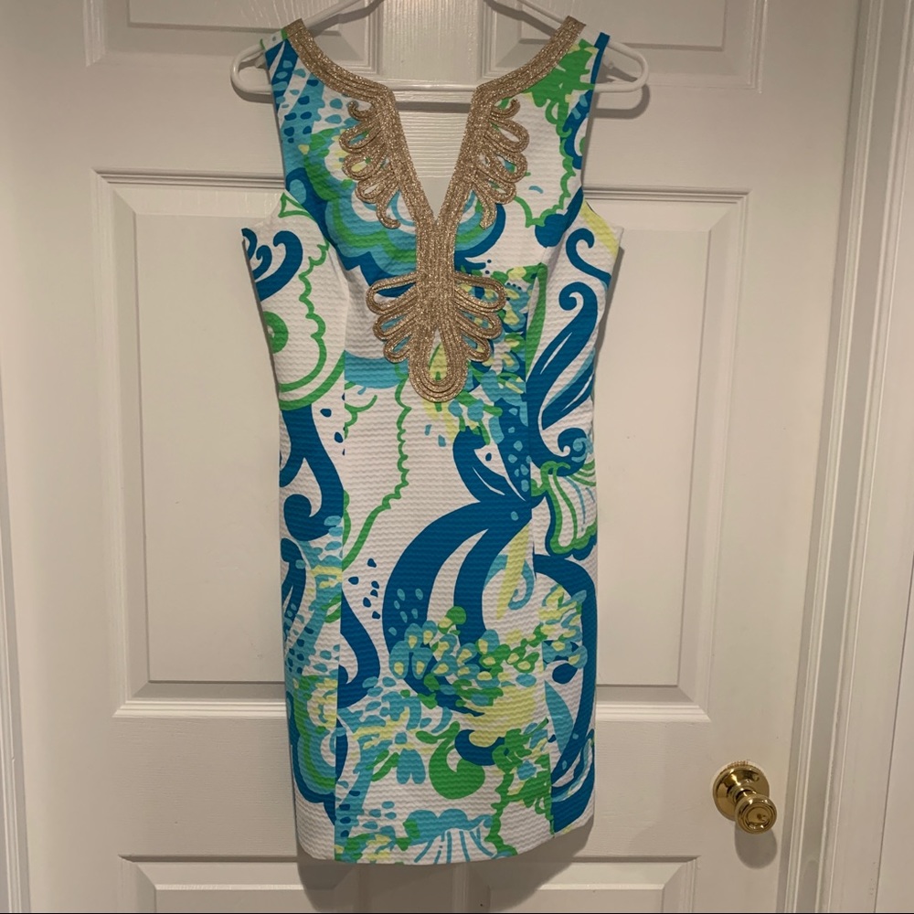 Lilly Pulitzer Janice dress Resort White Crystal
